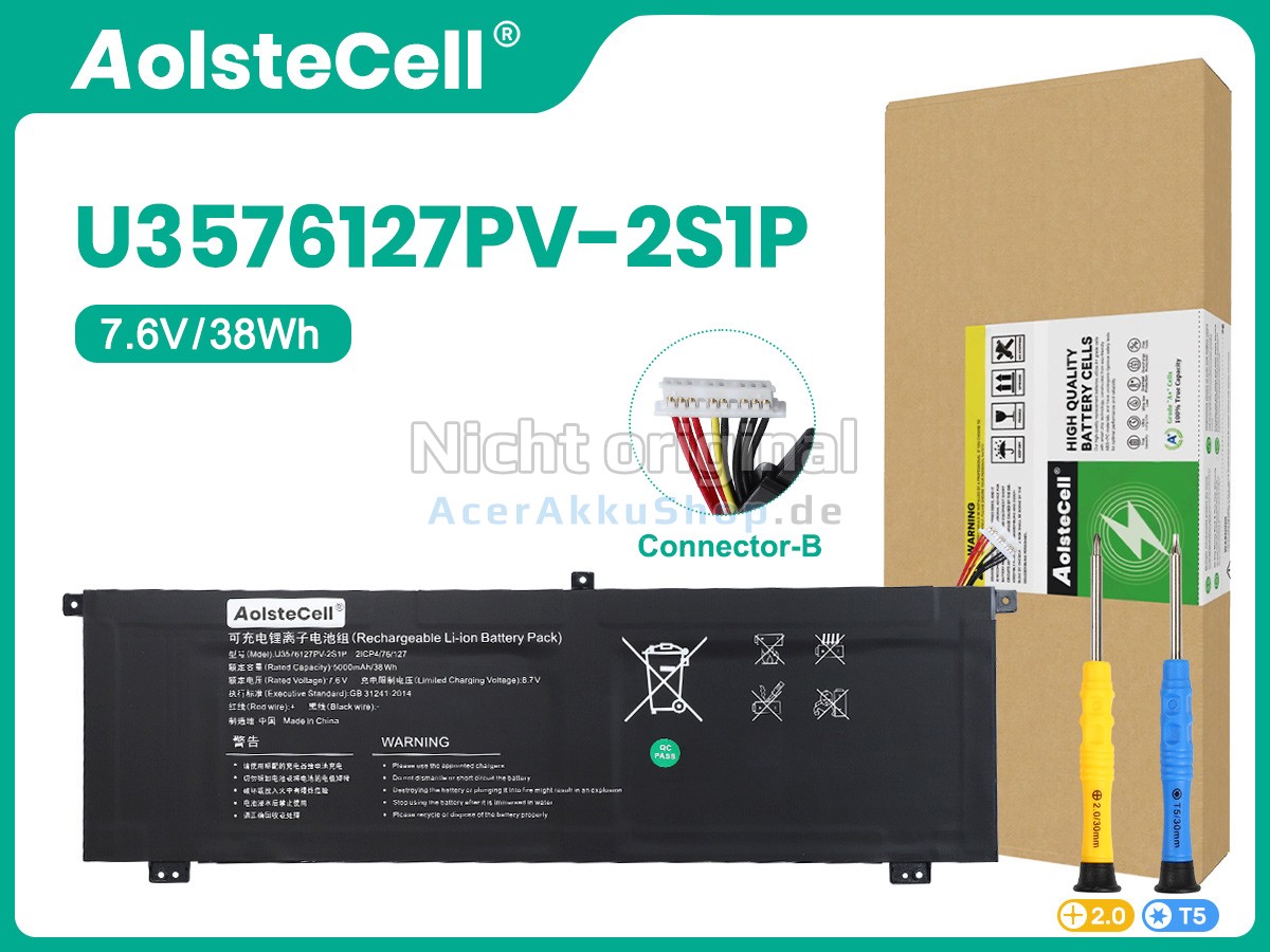 Langlebig Akku für Gateway U3576127PV-2S1P