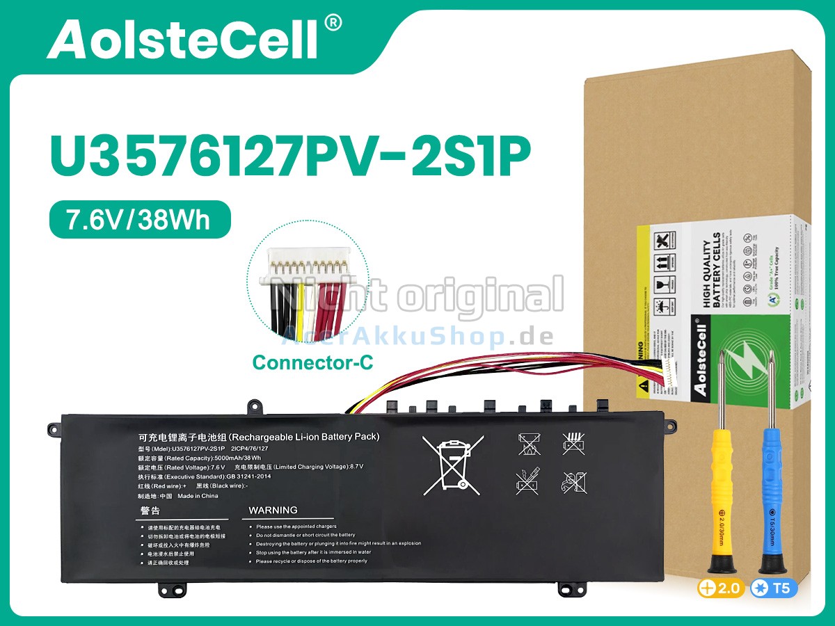 Langlebig Akku für Gateway U3576127PV-2S1P