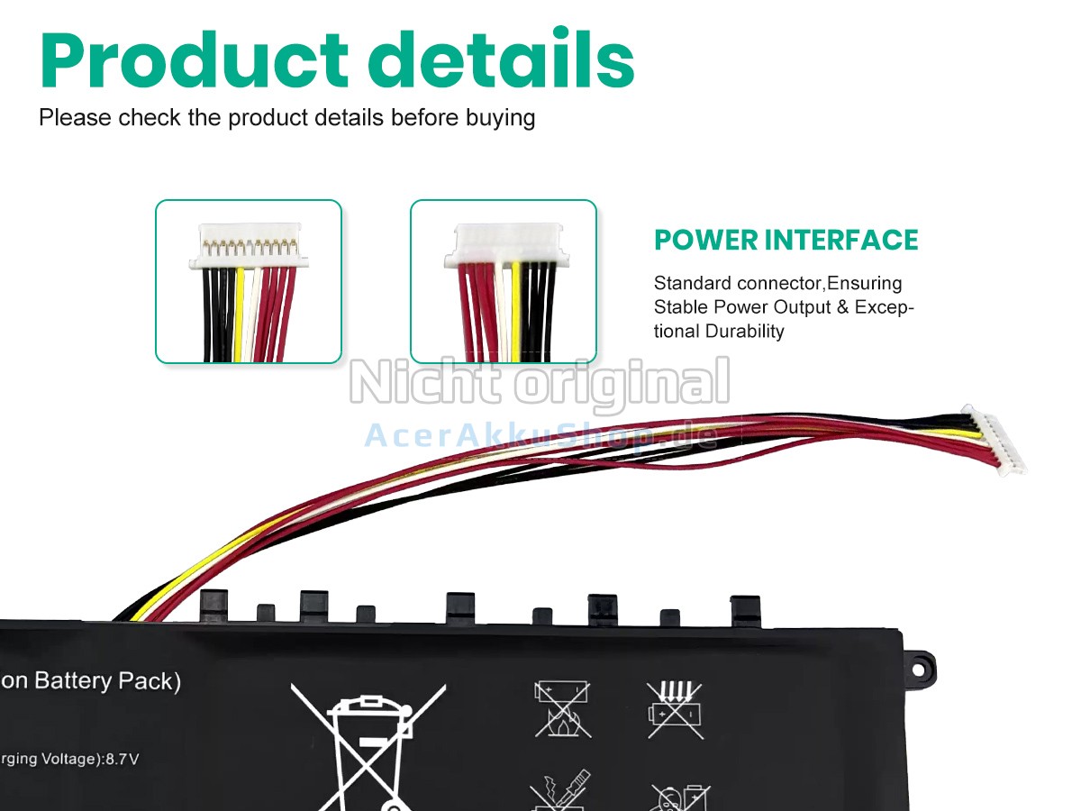 Langlebig Akku für Gateway U3576127PV-2S1P
