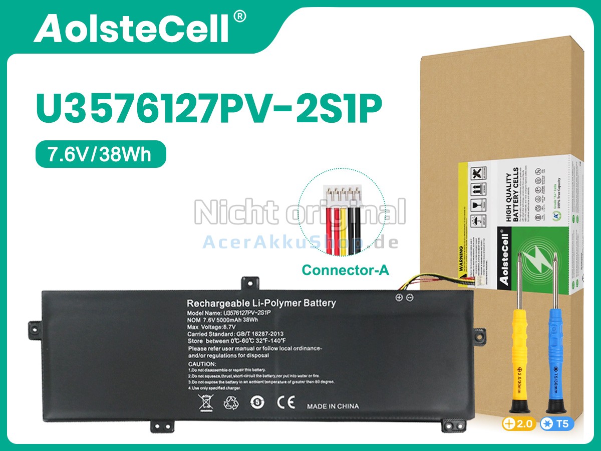 Langlebig Akku für Gateway U3576127PV-2S1P