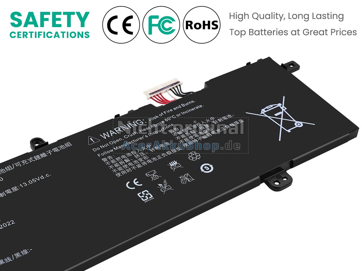 Langlebig Akku für Acer U638560PV-3S1P